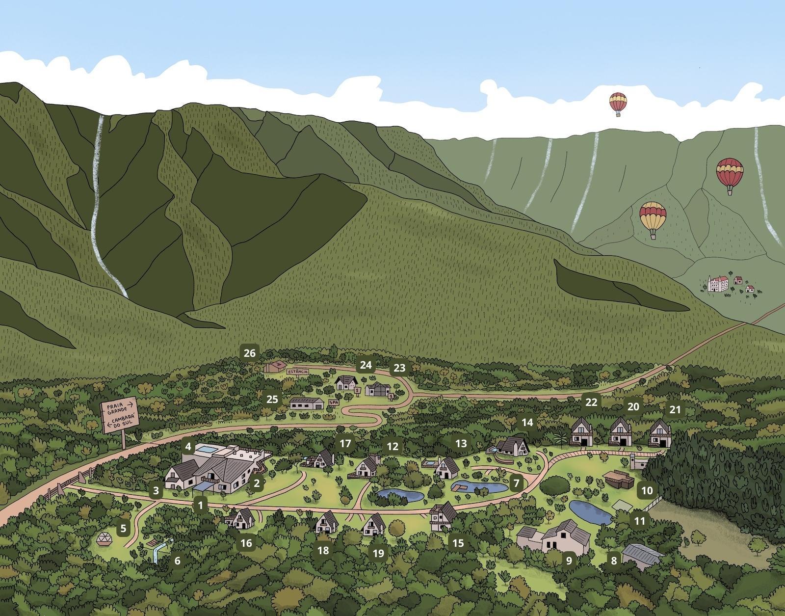 Mapa da Morada
